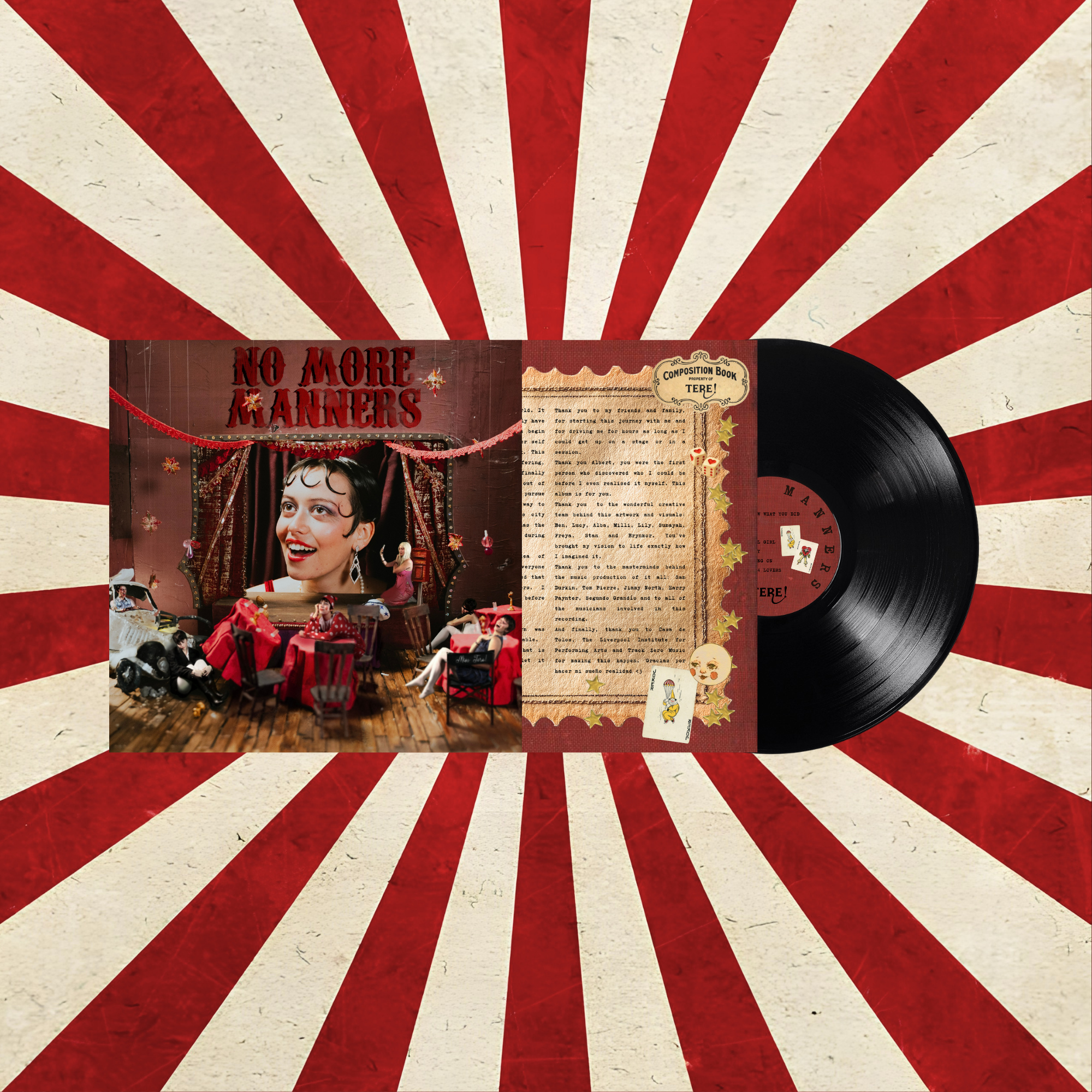 TERE! - NO MORE MANNERS (Vinyl)